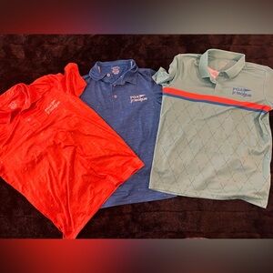 PGA Jr. League Youth Golf Shirt Lot of 3 | JR L–XS | Personalized